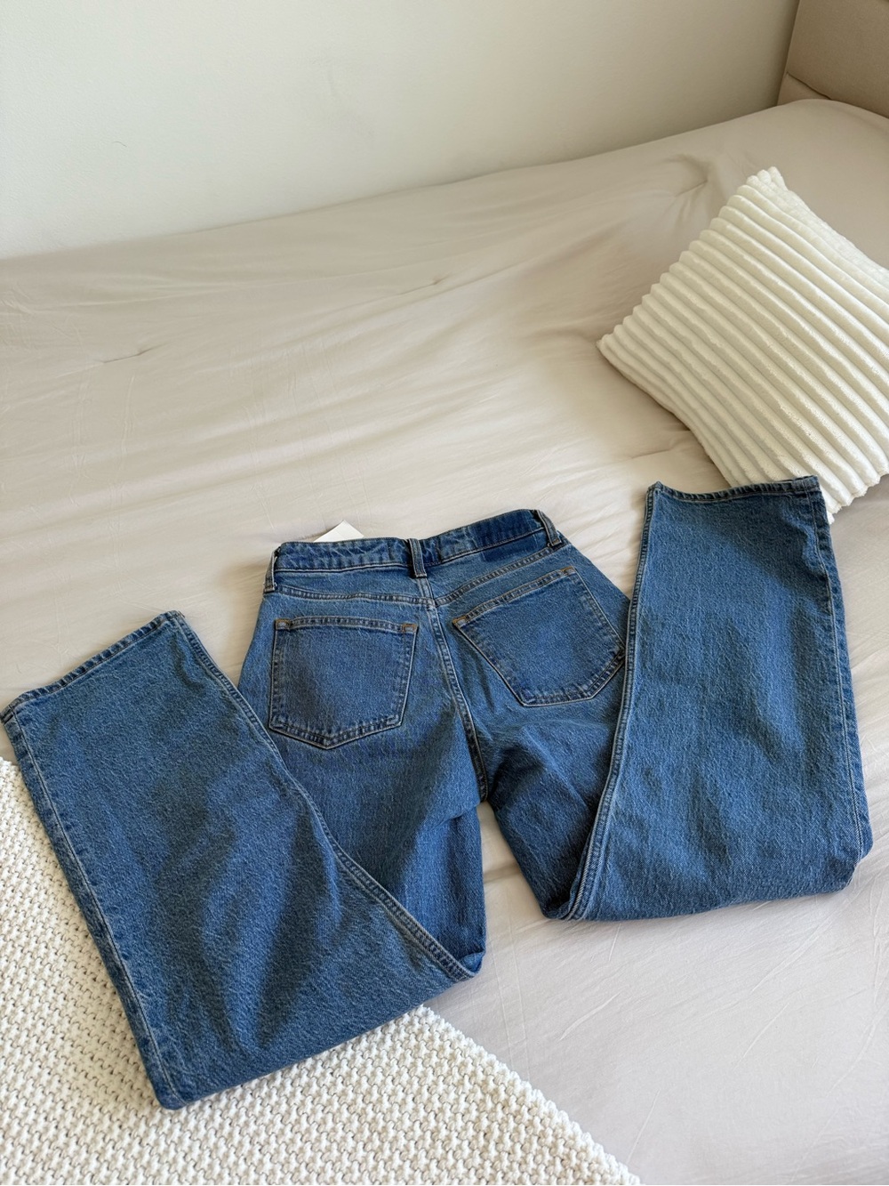 NWT Abercrombie & Fitch 90’s Relaxed curve love jeans short W25 - Picture 6 of 6